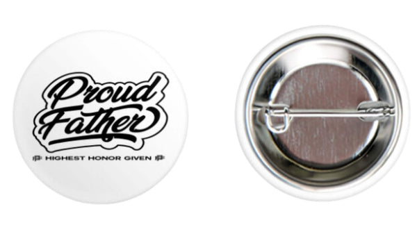 Proud Father Graffiti Button