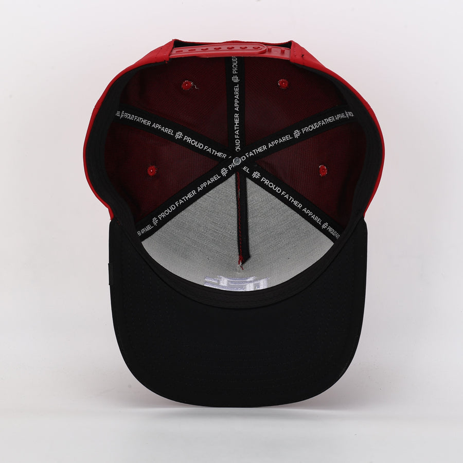 PF MONOGRAM SNAPBACK RED/BLACK alternate view