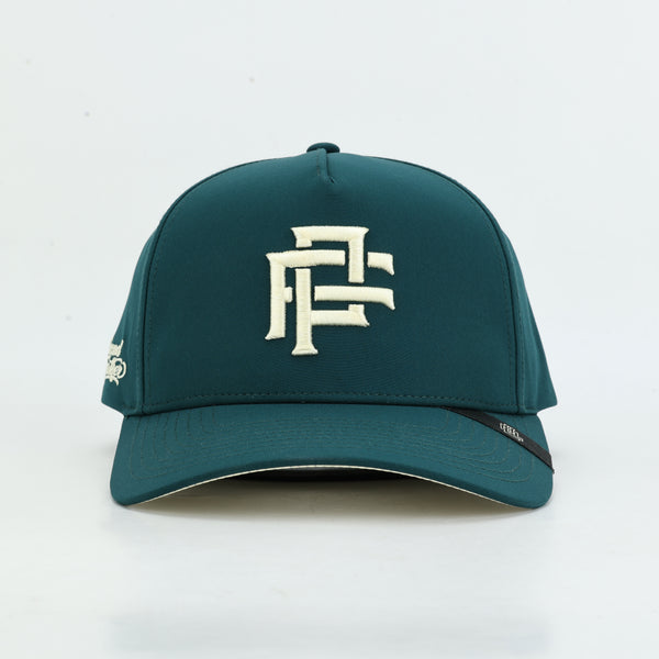 PF MONOGRAM SNAP BACK FOREST GREEN / CREAM