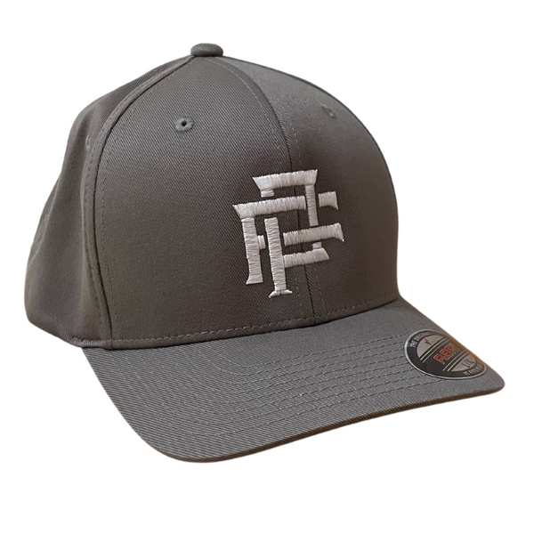 Grey Flex Fit Hat Proud Father Apparel Imaage