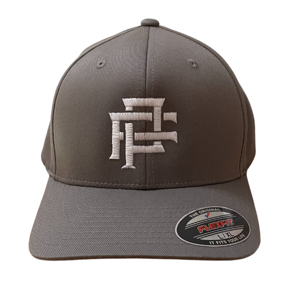 Grey Flex Fit hat / cap Proud Father Apparel 