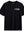 Black t-shirt with 'Proud Father' text on a white background
