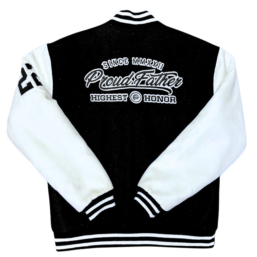 PROUD FATHER VARSITY JACKET alternate view