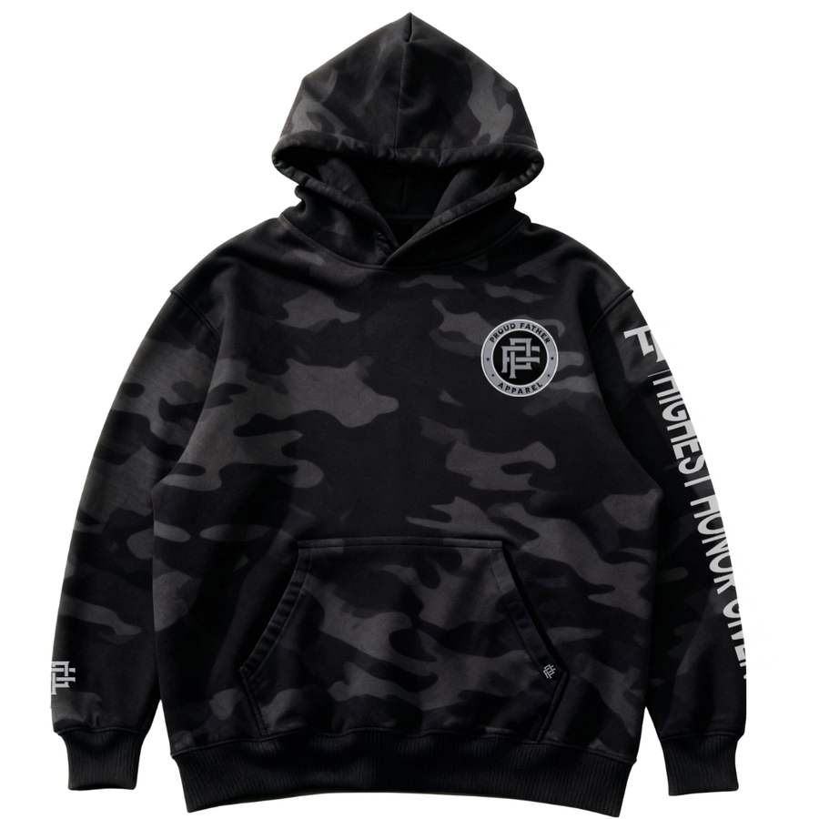 BLACK CAMO - PRESTIGE HOODIE