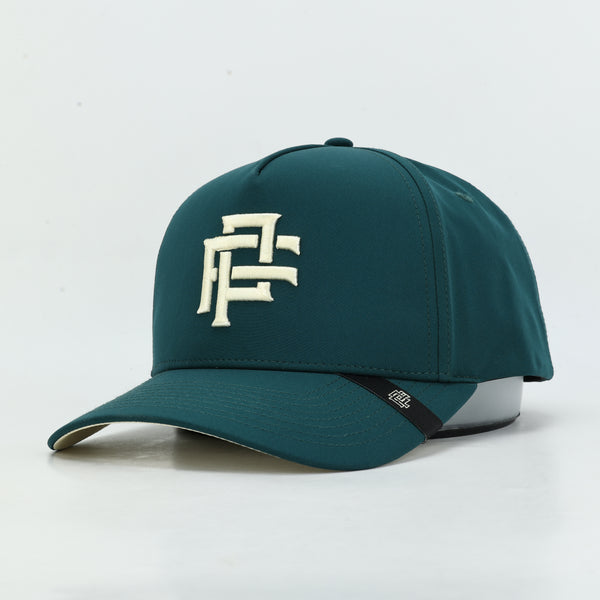 PF MONOGRAM SNAP BACK FOREST GREEN / CREAM