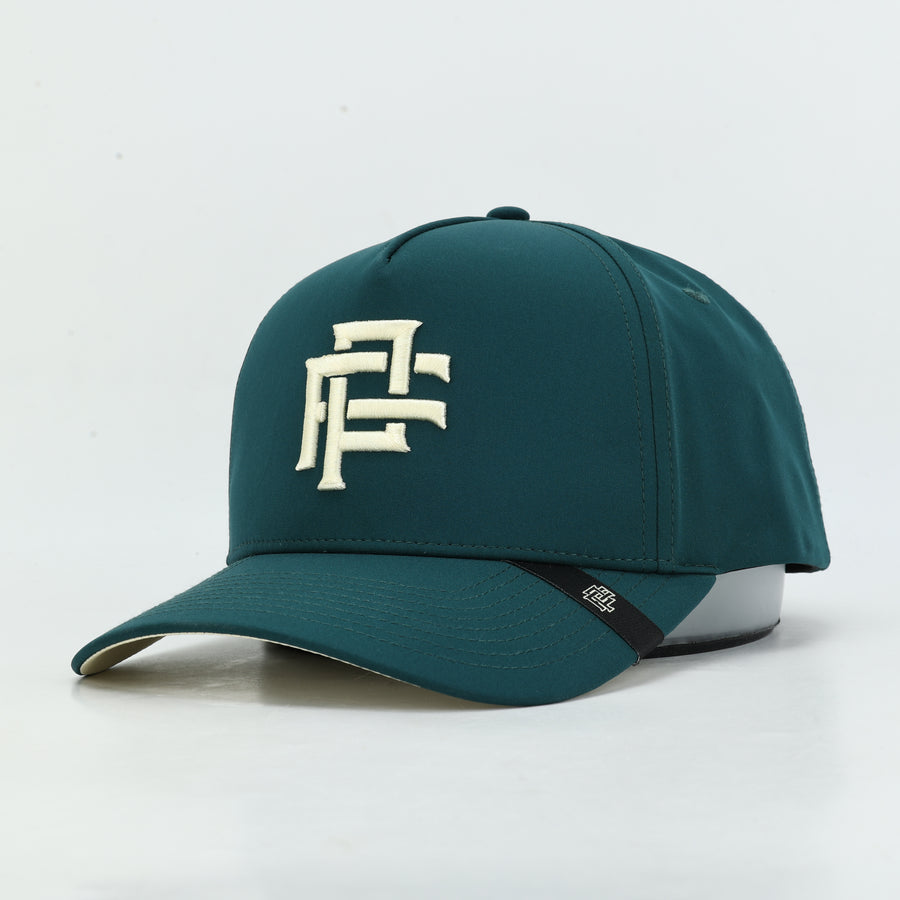 PF MONOGRAM SNAPBACK FOREST GREEN / CREAM alternate view