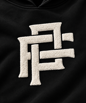 monogram proud father chenille design 
