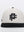 Beige cap with black logo on a white background